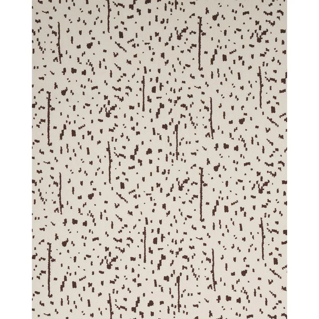 Bespotted in brown distills leopard spots down to their inventively abstracted essence. In creating this linen fabric,...