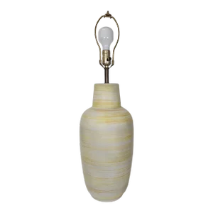 Striped Ceramic Lamp by Design Technics