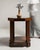 1920s France Art Deco Amber Glass Side Table For Sale - Image 13 of 15