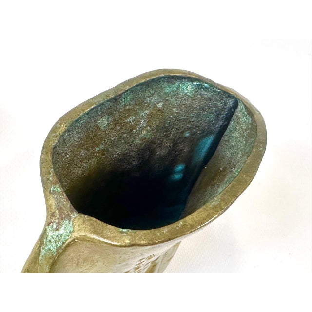 Vintage Handmade Bronze Vase by Dorothea Dietz, 1960s For Sale - Image 17 of 18