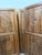 Brown Antique Spanish Style Double Carved Entry Doors in Solid Wood | Statement Architectural Panels 80x36 For Sale - Image 8 of 9