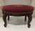 Antique Needlepoint Footstool For Sale - Image 4 of 16