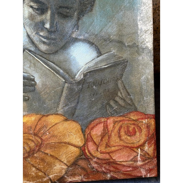 1930s Massive WPA Mural Study For Sale - Image 9 of 12