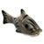 Offered is a vintage 1970s burnished ceramic fish figurine from Tonalá in Jalisco, Mexico and created by Ken Edwards...