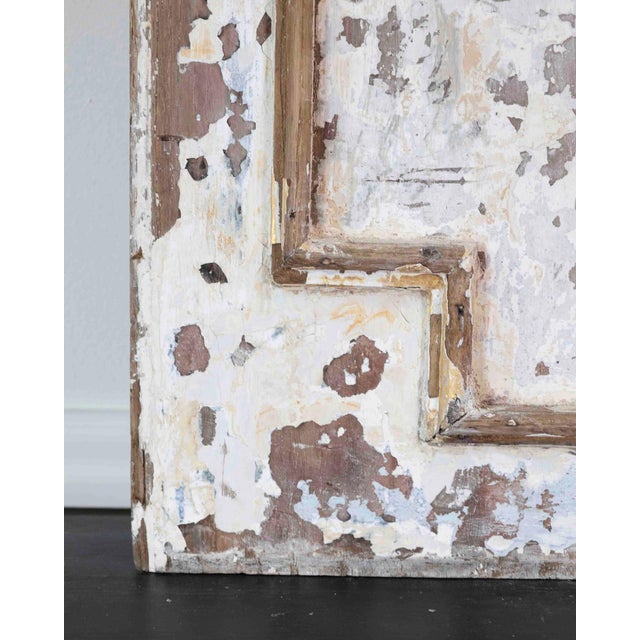 18th Century 18th Century Carved and Painted Wooden Panel For Sale - Image 5 of 6