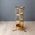Metal Neoclassical Umbrella Stand of Gilded and Hammered Iron on Footed Base For Sale - Image 7 of 18