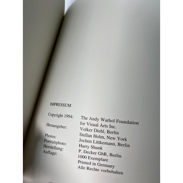 Paper 1994 Andy Warhol Flowers Book For Sale - Image 7 of 7