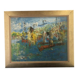 Vincent Nardone Expressionist New Jersey Seascape Painting For Sale