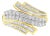 10K Yellow Gold 1.0 Cttw Round & Baguette Cut Diamond 64 Stone Bypass Style Channel Set Modern Statement Ring (H-I Color, SI1-SI2 Clarity) - Size 7 For Sale
