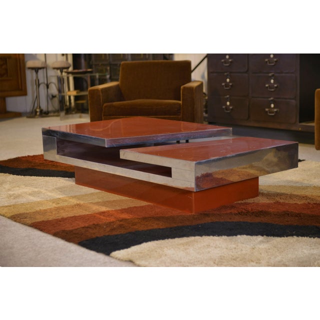 Coffee Table by Philippe Jean, 1970s For Sale - Image 6 of 10
