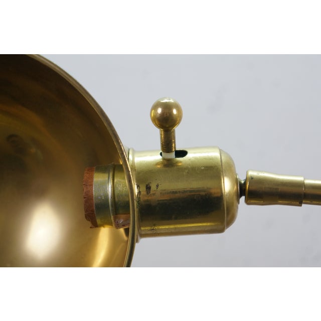 Vintage Brass Adjustable Apothecary Library Pharmacy Reading Floor Lamp 56" For Sale - Image 10 of 15