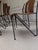 Mid-Century Wicker and Iron Dining Chairs attributed to Frederic Weinberg, 1950s, Set of 6 For Sale - Image 12 of 16