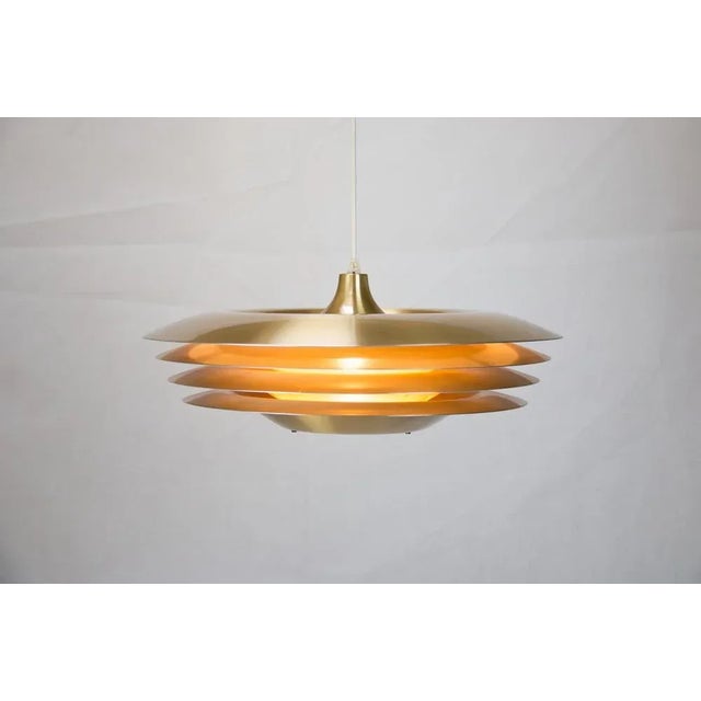 Ultra rare pendant lamp attributed to Hans Agne Jakobsson. This piece is attributed to the mentioned designer/maker. It...