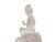 White Crystal Glass Liuli Pate-De-Verre Kwan Yin Bodhisattva on Elephant Statue For Sale - Image 11 of 13
