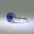 2020s 4.1Ct Star Sapphire Ring With Natural Diamond Accents: Solid 14k Gold, Size 6.75 For Sale - Image 5 of 8