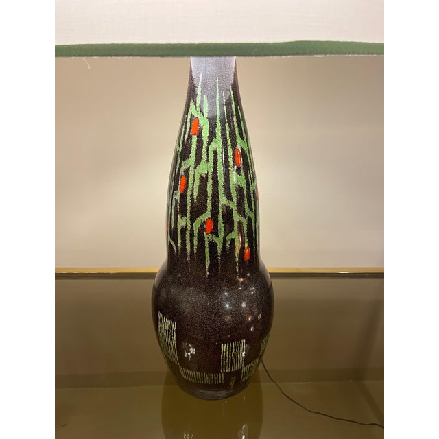Italian Ceramic Desk Lamp from San Polo, Venice, Italy, 1950s For Sale - Image 6 of 8
