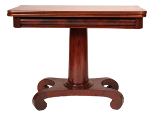 Neo Classical Mahogany Games Table