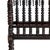 Bobbin Lace Bed in Fine Wood, 17th Century For Sale - Image 3 of 6