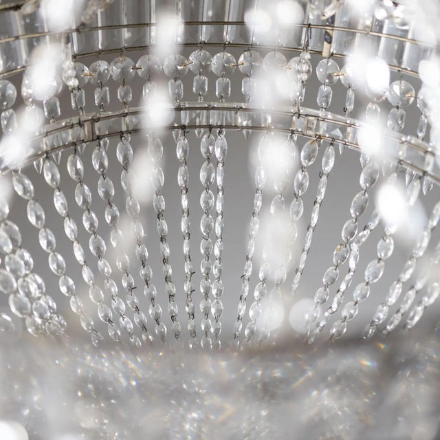 Large Basket Chandelier Candleholder, Early 19th Century For Sale - Image 11 of 13