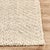 Contemporary Chevron Ivory Jute Rug - 2 X 3 For Sale - Image 3 of 5