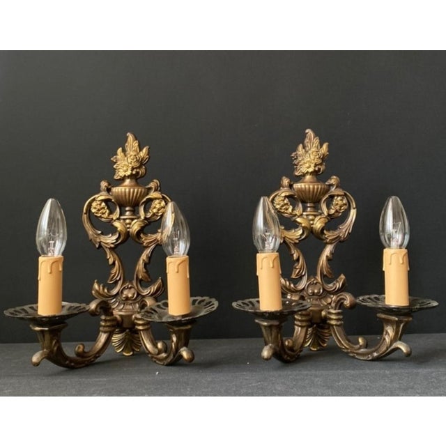 Vintage Wall Lights, 1960s, Set of 2 For Sale - Image 4 of 12