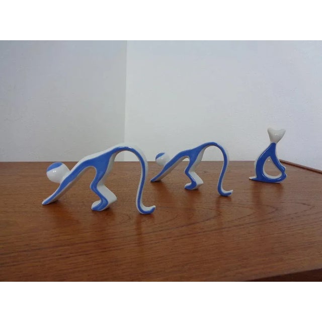 Monkeys and Bear by Royal Dux Bohemia, 1950s, Set of 3 For Sale - Image 4 of 18