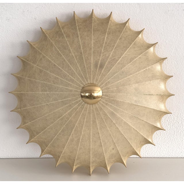 Large Mid-Century Modern Goldkant Cocoon Flush Mount from Goldkant Leuchten, 1960 For Sale - Image 10 of 18