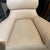 David Linley David Linley Aston Chair in Cream Leather For Sale - Image 4 of 5