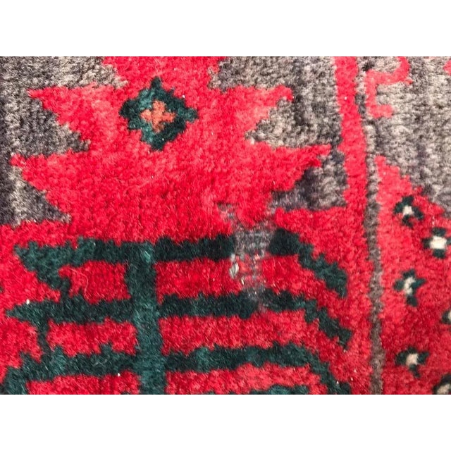 Vintage Afghan Balutch Rug, 1950s For Sale - Image 12 of 13