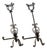 Andirons in Wrought Iron, Set of 2 For Sale