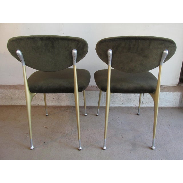 Wood Vintage ''Gazelle'' Chairs by Dan Johnson/Shelby Williams for Crucible, a Pair For Sale - Image 7 of 13