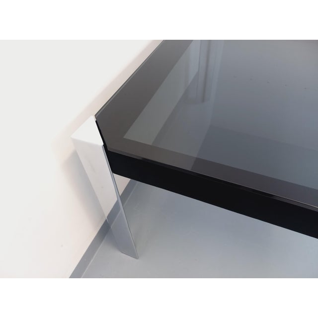 1970s Vintage Italian Square Dining Table by Guido Faleschini, 1970s For Sale - Image 5 of 18