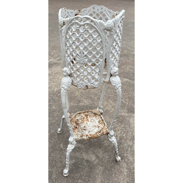 White French Iron Aged Planter For Sale - Image 8 of 11