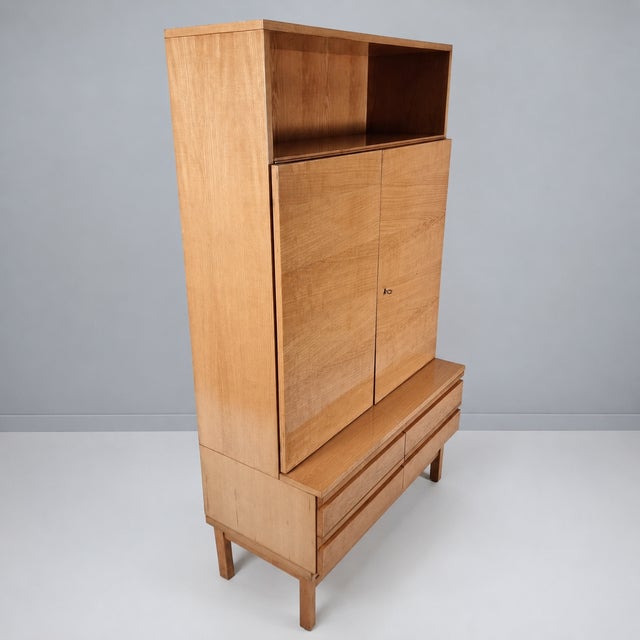 1970s Vintage Cabinet in Ash, 1970s For Sale - Image 5 of 11