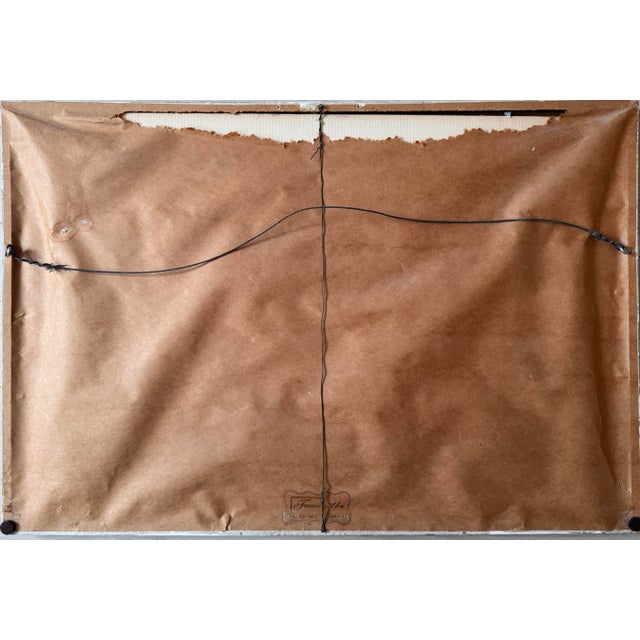 American David Bleau, "Foggy Barn" – Signed Original Watercolor For Sale - Image 3 of 3