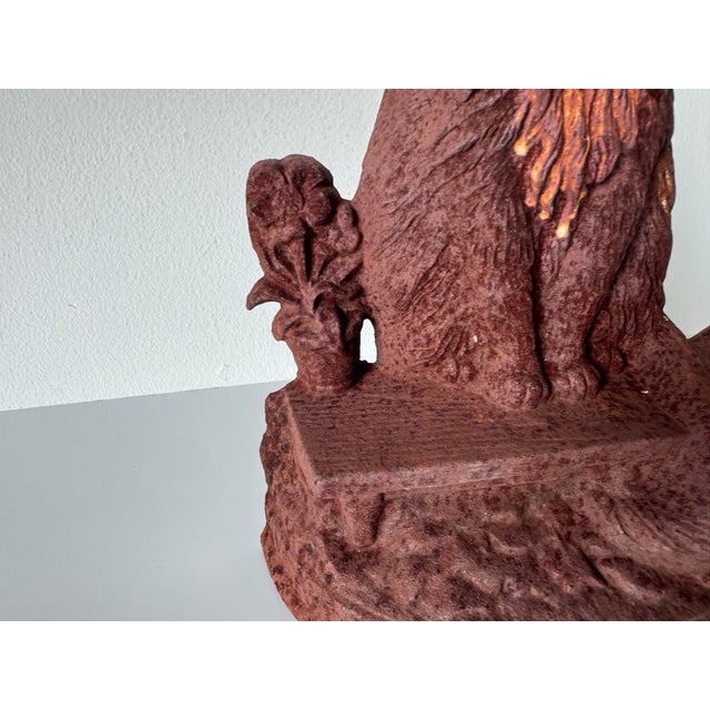 Vintage Cast Iron Bradley & Hubbard - Style Cat Doorstop For Sale - Image 4 of 9