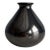 Polished Black Vase Signed Efraín Lucero For Sale