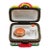 Vintage Porcelain Diner Drive-in Hinged Trinket Box With Miniature Food Trinkets For Sale