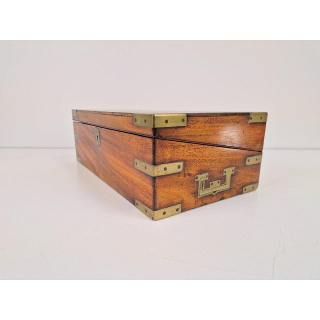 Victorian Travel Writing Slope, 1920 For Sale - Image 14 of 14