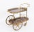 This is a very entertaining vintage two tier French drinks trolley, mid-century in date, It has a decorative fluted scroll...