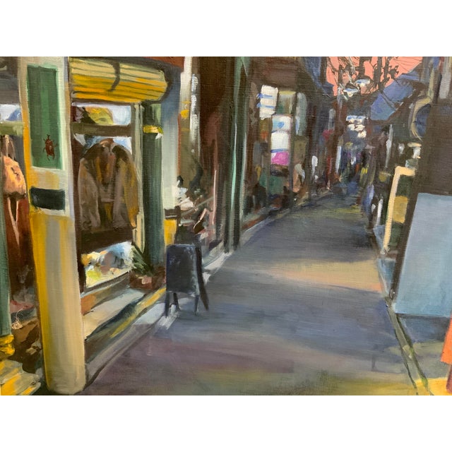 Late 20th Century Contemporary Cityscape Artwork For Sale - Image 5 of 9