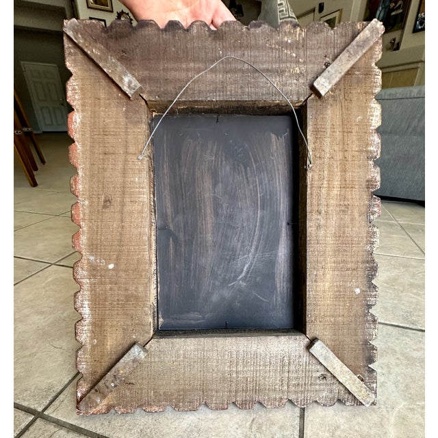 Spanish Colonial Style Gilt Wood Wall Mirror For Sale - Image 16 of 17