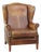 Sheep Leather Wing Chair For Sale