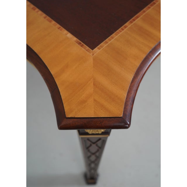 John Widdicomb John Widdicomb Neoclassical Mahogany Dining Room Table For Sale - Image 4 of 18
