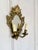 Mid-Century French Rococo Revival Brass Wall Mirror Sconce, 1950s For Sale - Image 12 of 16