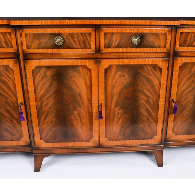 Vintage Flame Mahogany Sideboards from Harrods, Late 20th Century, Set of 2 For Sale - Image 18 of 18