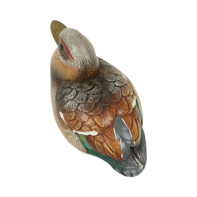 Duck Figurine in Resin and Brass from Malevolti, Italy, 1970s For Sale - Image 6 of 10