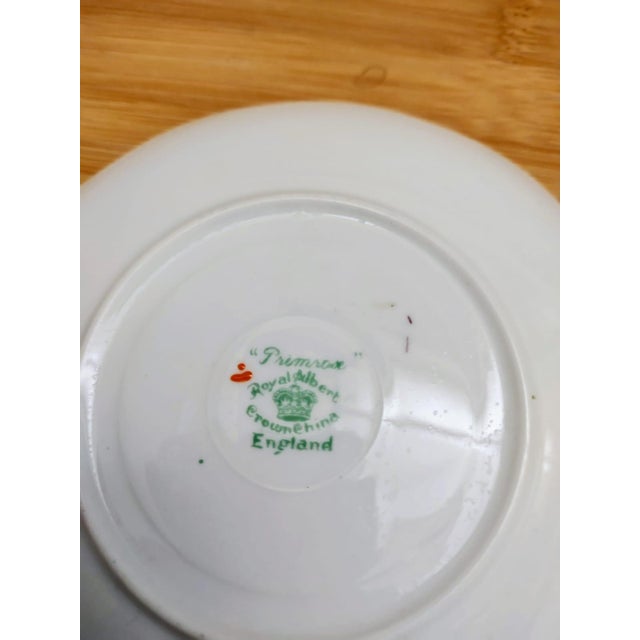 Royal Albert 1930s Royal Albert With a Teacup and a Saucer Tea Set For Sale - Image 4 of 6