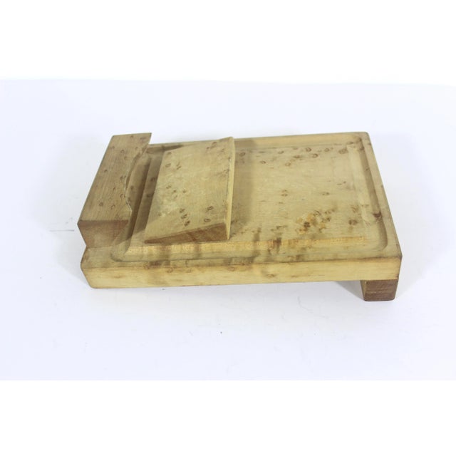 Vintage birds eye maple oyster shucking board. This is a unique and very cool piece. Shows some wear and scratches from...