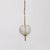 1950s 1950s French Brass and Glass Pendant Light For Sale - Image 5 of 12
